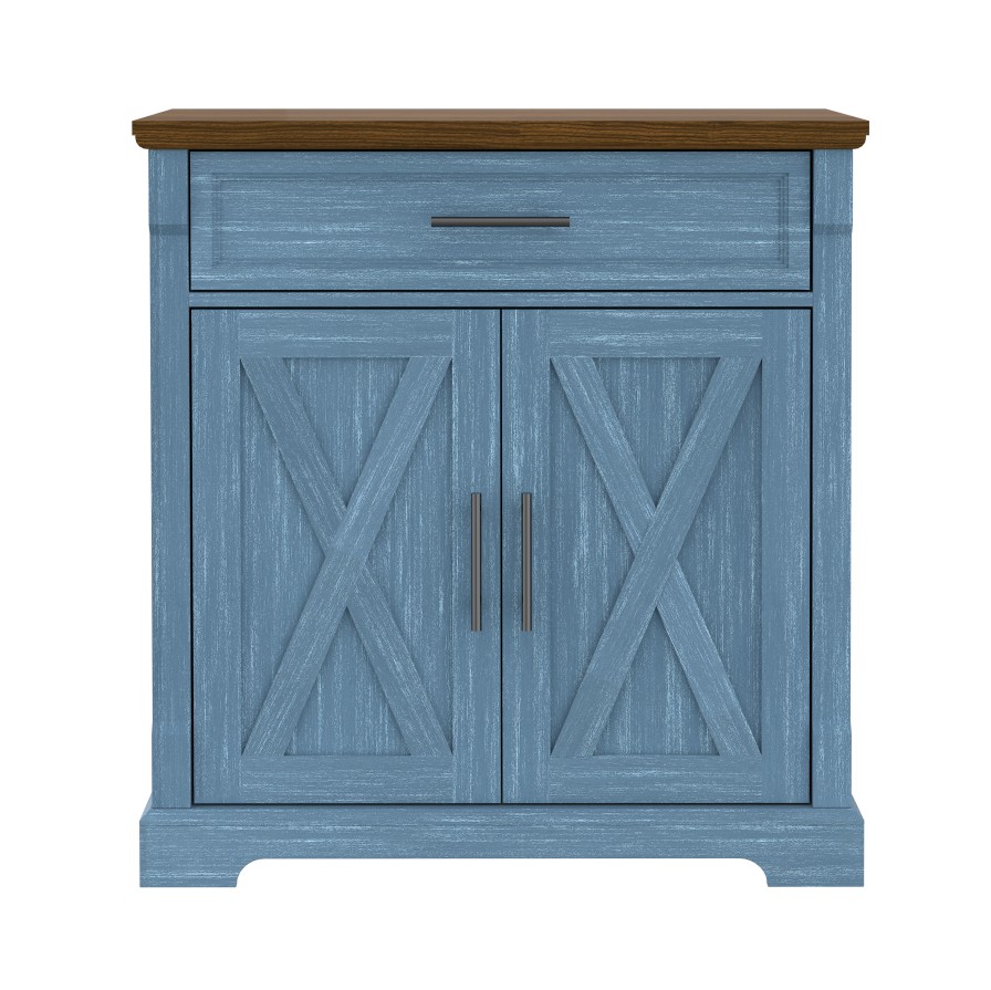 Bleuwharf 2 Door 1 Drawer Cabinet
